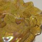 Vintage Indiana Glass Marigold Carnival Glass Bowl Loganberry Pattern