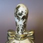 Vintage Artmark Bisque Porcelain Christmas Bell - Santa & Gold Trim