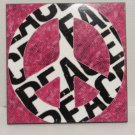 Peace Sign Wall Hanging Made In Canada Home Decor Peace Sign Girls Room Decor Peace Sign Wall Hanging Made In Canada Home Decor Peace Sign Girls Room Decor