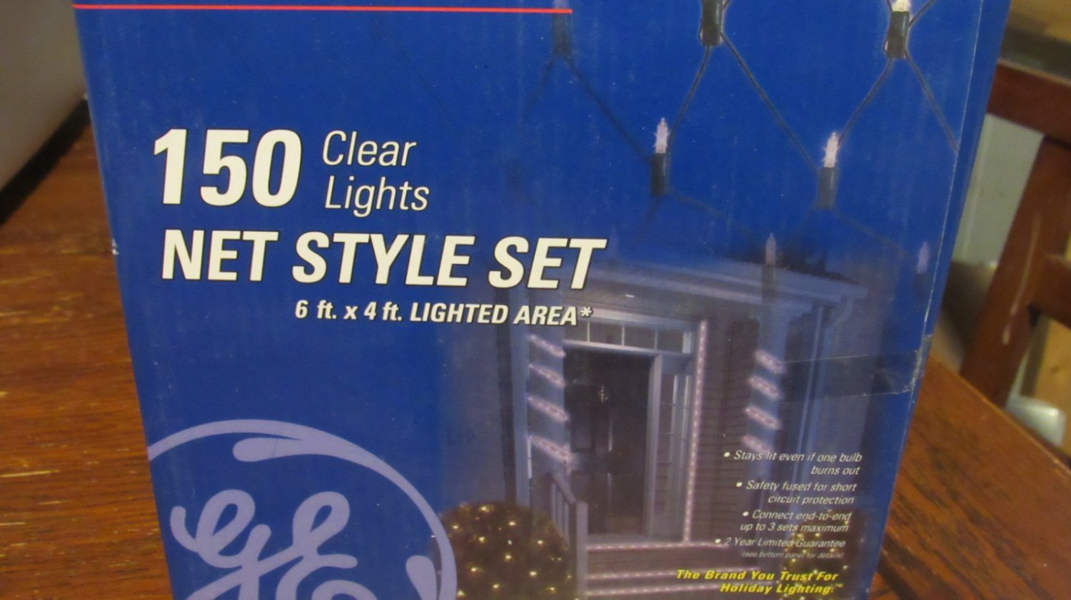 GE Merry Midget 150 Clear Net Style Christmas Lights &acirc;�� New In Box