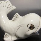 Vintage Porcelain Fish Figurine – Gold Trimmed Accents – Signed Mabel Kasten – 3