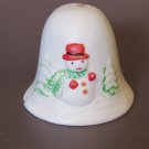 Vintage Porcelain Snowman Christmas Bell – 2” Vintage Porcelain Snowman Christmas Bell – 2”