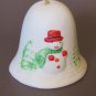 Vintage Porcelain Snowman Christmas Bell &acirc;�� 2&acirc;��
