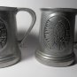 Pair of Vintage Wilton Armetale Pewter Tankards – Native American Profile Design