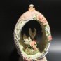 Vintage Music Box Egg Doves Roses Some Enchanted Evening 7&acirc;�� Japan READ