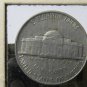1954 Jefferson Nickel - Rare "Dot Below Star" Die Error - Circulated