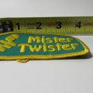 Vintage 1980s Mister Twister Embroidered Patch - Green & Yellow Fishing Tackle Vintage 1980s Mister Twister Embroidered Patch - Green & Yellow Fishing Tackle
