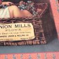 Vintage Style Union Mills Flour Print Child Basket Roses Kitchen Wall Art 14x11