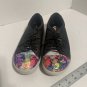 Klog Footwear Sneakers Size 8M Abstract Tongue And Toe With Black Leather Uppers