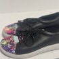 Klog Footwear Sneakers Size 8M Abstract Tongue And Toe With Black Leather Uppers
