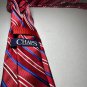 Chaps Red, White And Blue Men's Necktie, Polyester Tie, Men's Tie