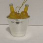 Beer Icebucket Christmas Ornament Plastic Beer Bottle In Ice Bucket Ornament
