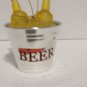 Beer Icebucket Christmas Ornament Plastic Beer Bottle In Ice Bucket Ornament