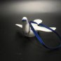 Vintage 1994 Hallmark Peace Dove Ornament - Fine Porcelain - Blue & White