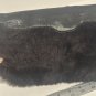 Faux Fur Clutch Purse with Chain Strap and Metal Clasp