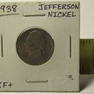 1938 Jefferson Nickel - XF+ Condition - First Year of Issue 1938 Jefferson Nickel - XF+ Condition - First Year of Issue