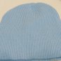 Light Blue Beanie Stocking Cap *holes Live For Ever Patch Sayings Stocking Cap