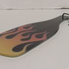 Glass Wine Bottle Trivet Wall Hanger Home Decor Harley Design Flames Man Cave Glass Wine Bottle Trivet Wall Hanger Home Decor Harley Design Flames Man Cave