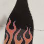 Glass Wine Bottle Trivet Wall Hanger Home Decor Harley Design Flames Man Cave