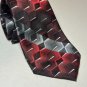 Van Heusen Men's Red/Gray/Black Necktie, Men's Necktie, 100% Polyester