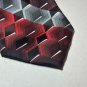 Van Heusen Men's Red/Gray/Black Necktie, Men's Necktie, 100% Polyester