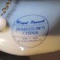 Vintage Royal Peacock Jamestown China Porcelain Bell