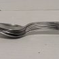 Lot Of Five Matching Design Stainless Steel Spoons Different Sized Set