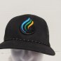 Black Pacific Hat Mesh Back With Snapback Blackdrop Plumbing Logo Trucker Hat