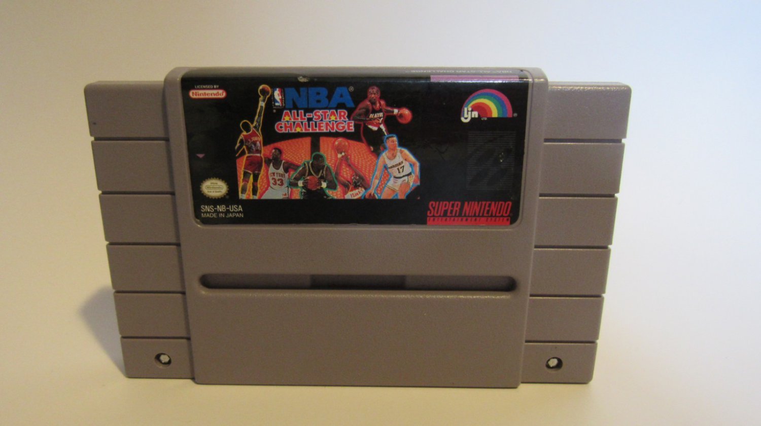 NBA All-Star Challenge Super Nintendo SNES - Authentic Cartridge