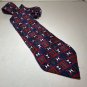 Halston III 100% Italian Silk Necktie, Men's Necktie, Geometric Desginer Tie