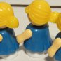 Vintage L'il Playmates Girl Figures From Farm Playsets Collectible Toys