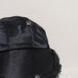 Trapper Hat Nylon With Faux Fur Ear Flaps And Snap Bill Quilted Liner Size Small