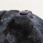 Trapper Hat Nylon With Faux Fur Ear Flaps And Snap Bill Quilted Liner Size Small
