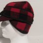 Buffalo Check Crown Cap Wool with Faux Fur Ear Band Size 6 1/2 Railroad Cap