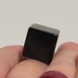 Vintage Black Die Cube Without Any Dots, Or Writing, Plain Black Cube Die Piece