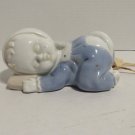 Vintage Sleeping Baby Nightlight, Collectible Lights, Vintage Porcelain Light