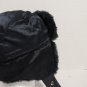 Trapper Hat Nylon With Faux Fur Ear Flaps And Snap Bill Quilted Liner Size M