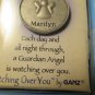 Vintage GANZ Guardian Angel Token "Marilyn" Personalized Keepsake Coin w/ Box