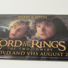 VINTAGE Lord of the Rings: The Two Towers Promo Pin – Merry & Pippin – DVD/VHS R VINTAGE Lord of the Rings: The Two Towers Promo Pin – Merry & Pippin – DVD/VHS R
