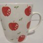 Just For You Apple Design Mug And Sugar Dish With Spoon Ceramic Set