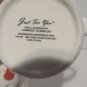 Just For You Apple Design Mug And Sugar Dish With Spoon Ceramic Set