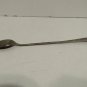 Vintage Silver Teaspoon, Primative Home Piece, Collectible Spoon, 9" long
