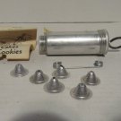 Vintage Aluminum Cake Decorator With Six Tips Cake Decorating Vintage Vintage Aluminum Cake Decorator With Six Tips Cake Decorating Vintage