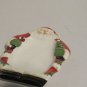 Santa Tray With Three Butter Serving Knives With Christmas Handles Stainless
