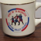 1976 Spirit Of The 76' Recruter Clinton Valley Council Boy Scout Mug