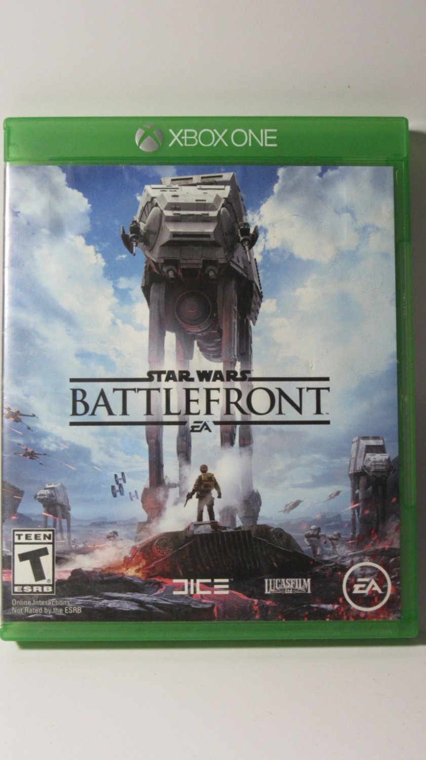 Star Wars: Battlefront (Xbox One, 2015) - Complete with Case & Insert