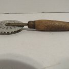 Vintage Vaughan Dough Cutter Wooden Handle, Collectible Kitchen Cutter