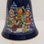 Vintage 1987 Christmas Bell By Avon Snowflake Top 5" Bell Avon Bell