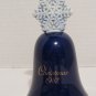 Vintage 1987 Christmas Bell By Avon Snowflake Top 5" Bell Avon Bell