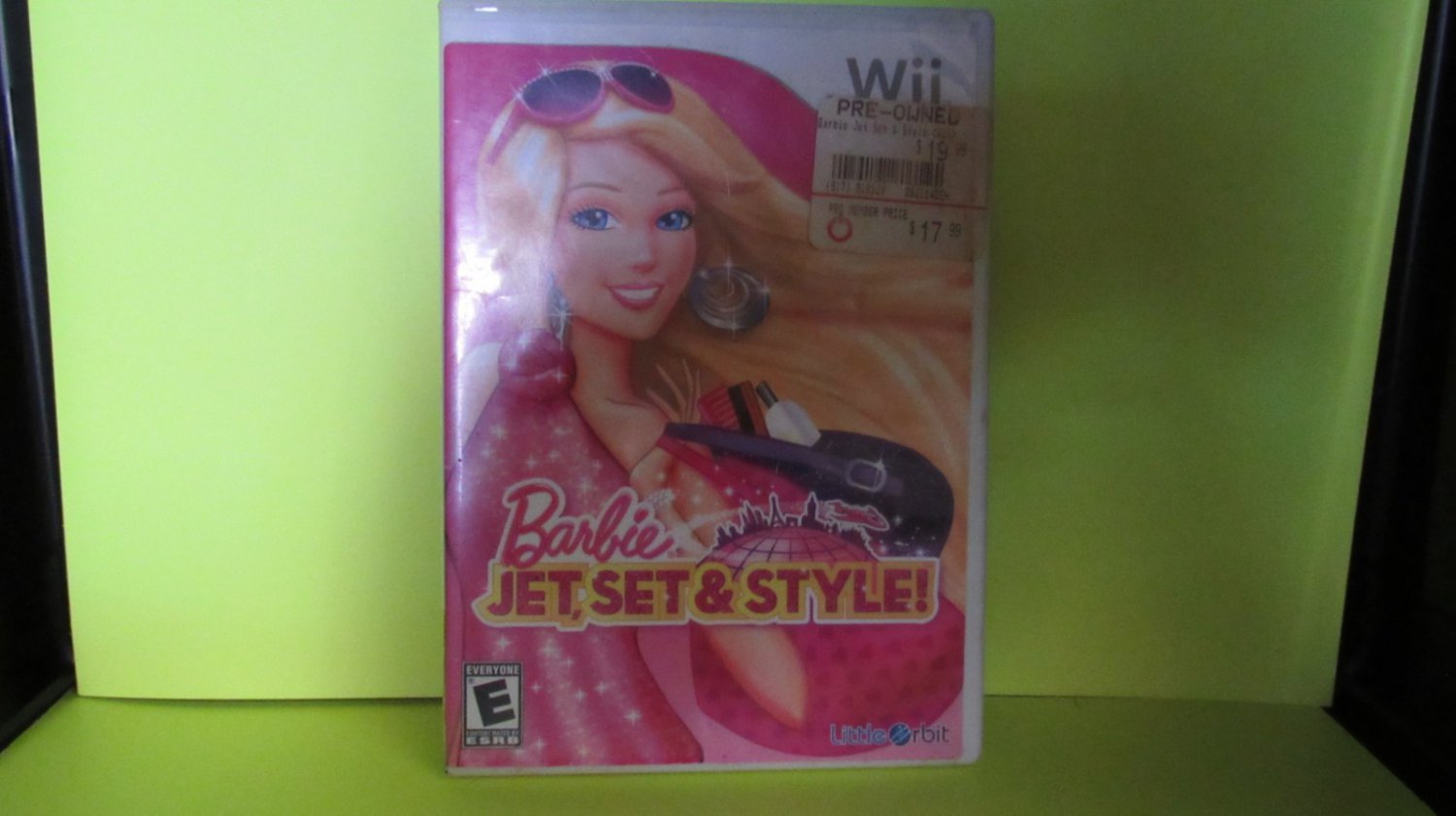Barbie Jet Set & Style Wii Game Manual In Case